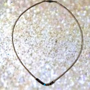 Vintage heishi beads Turquoise chocker necklace